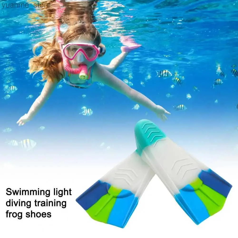 Accessoires de plongée pour enfants flip natation plongeur flip adulte divorce mâle et femelle Chaussures de grenouille y240410y240418go9f