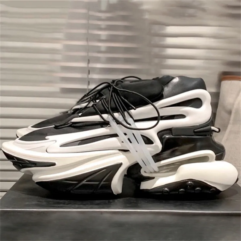 Paris Designer Chaussures pour hommes Noir en cuir néoprène blanc Volt Volt Mens Luxury Platform Sneakers Femmes Unicorne Low-top Casual Sports Trainers Outdoor Recreation Shoe