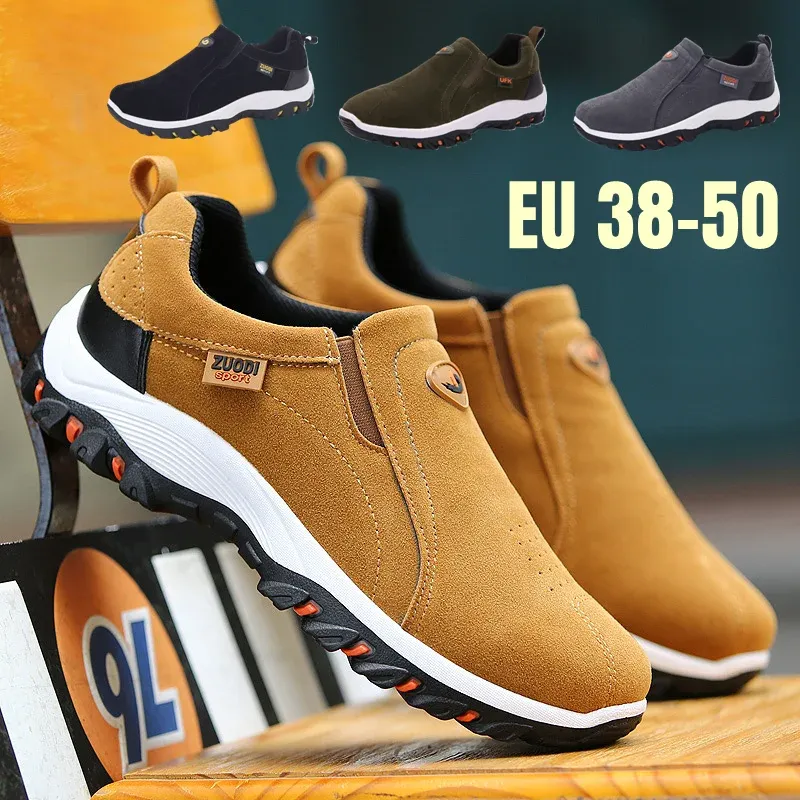 Botas homens botas casuais escalam sapatos de caminhada masculino anti -derrapagem desgosto resistente à luz Light Comfort Free Ship Sports Sapatos de lazer ao ar livre