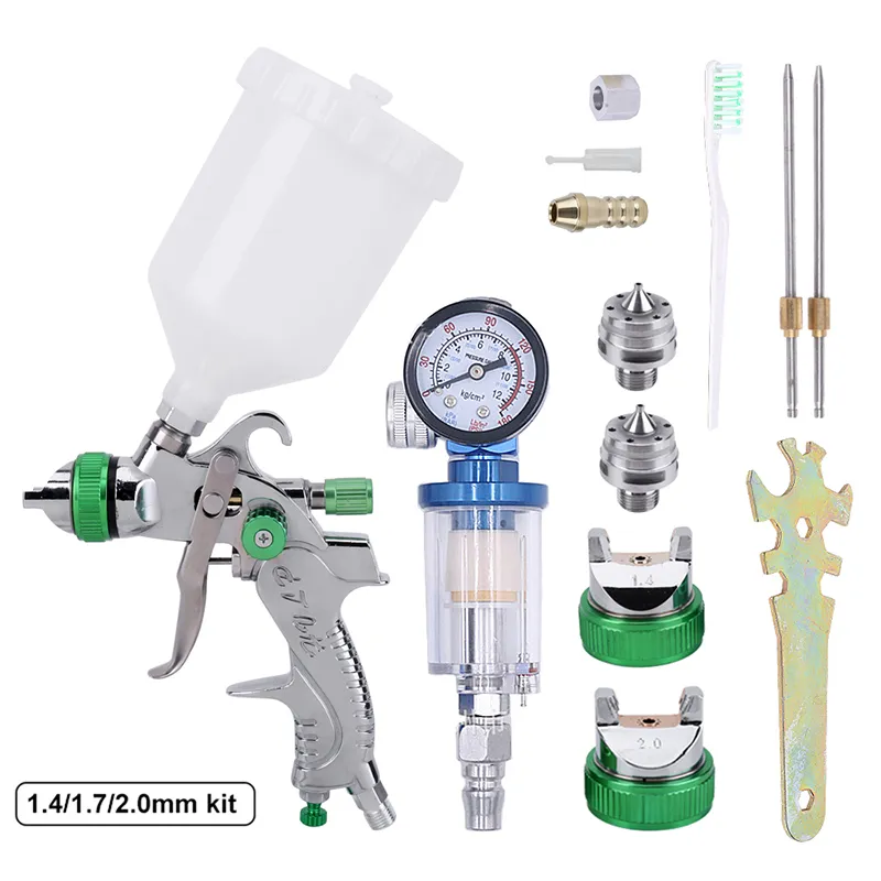 Preciser Kit Professional Air Regulator Gauge Adapter Spray Gun Kit for Precise ...