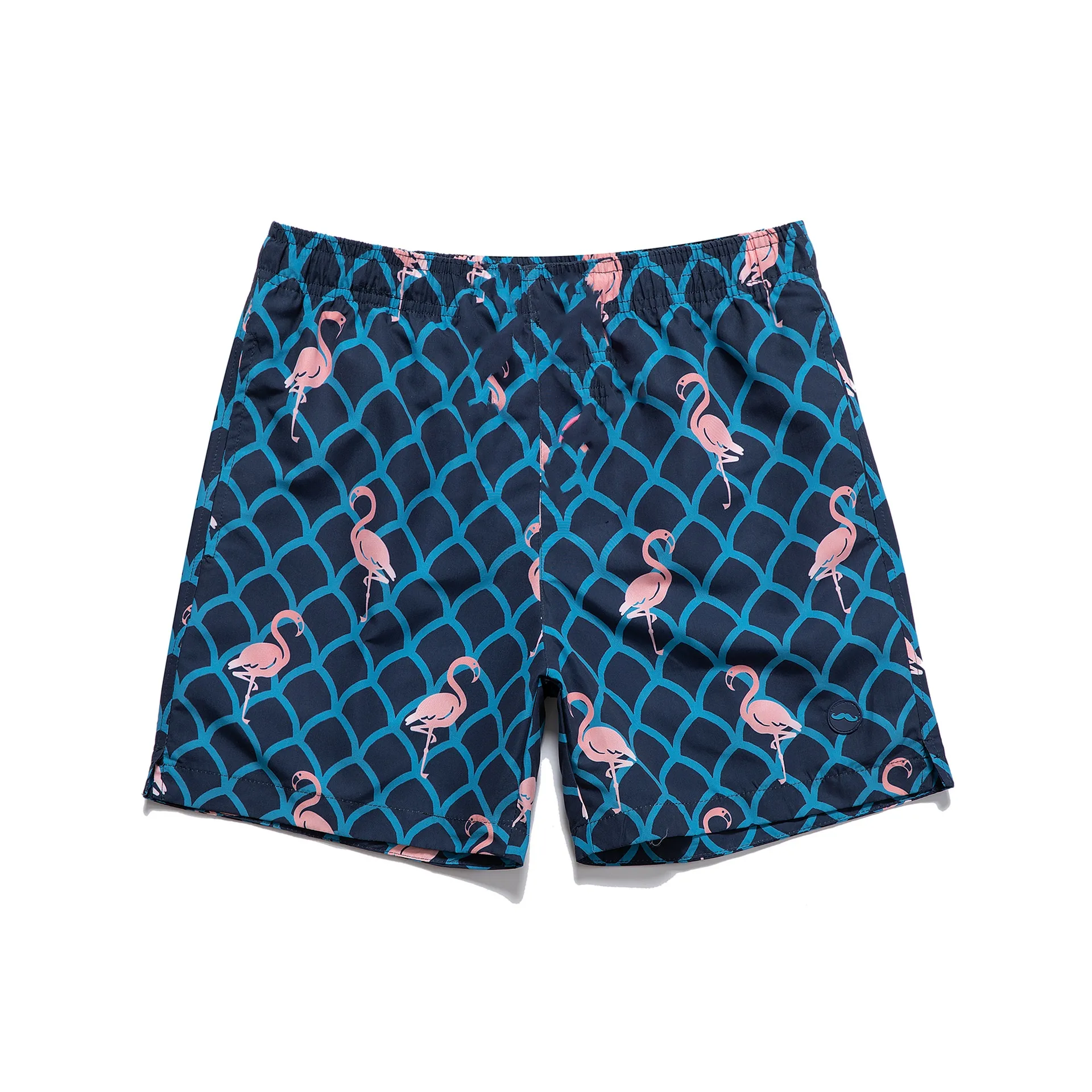 Sommer grenzüberschreitende neue Herren Strandurlaub Freizeithose bedruckt locker gestreifte Fünf-Minuten-Shorts_voghion.com