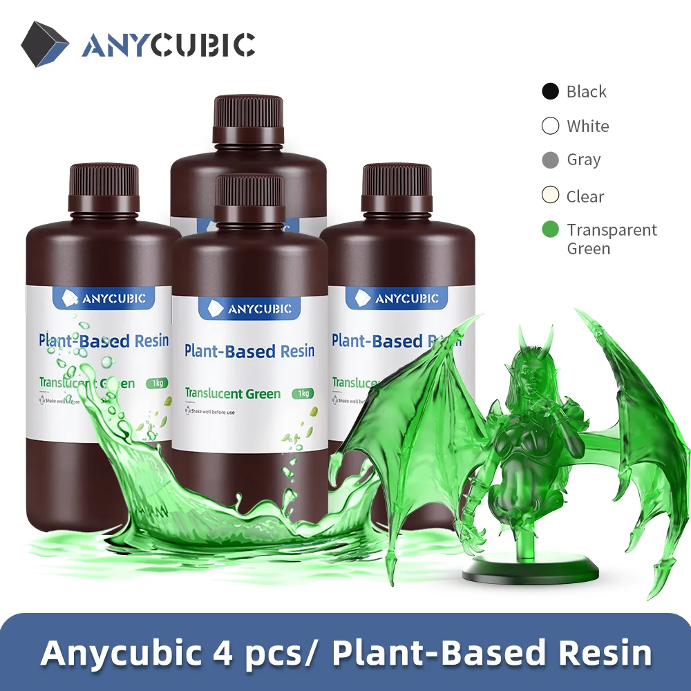 ANYCUBIC ECO UV Resin Liquid 1kg Bottle Plant-Based Soybean Oil for LCD 3D  Printer from Dhgate Correction Tapes - price 80.46