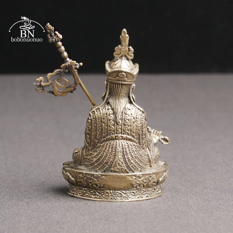 APROX 6,6 cm Medicina di altezza re Buddha statue di rame piccolo statue tantriche statue buddha buddismo figurina buddista figura figurina