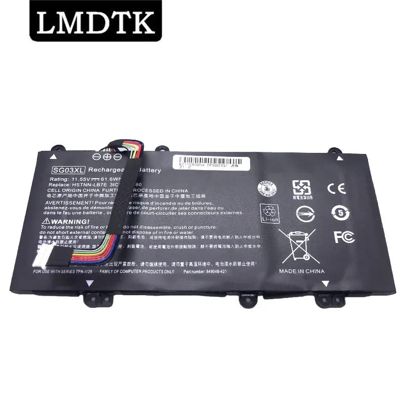 Batteries lmdtk Nouveau batterie d'ordinateur portable SG03XL pour HP M7U009DX HSTNNLB7E TPNI126