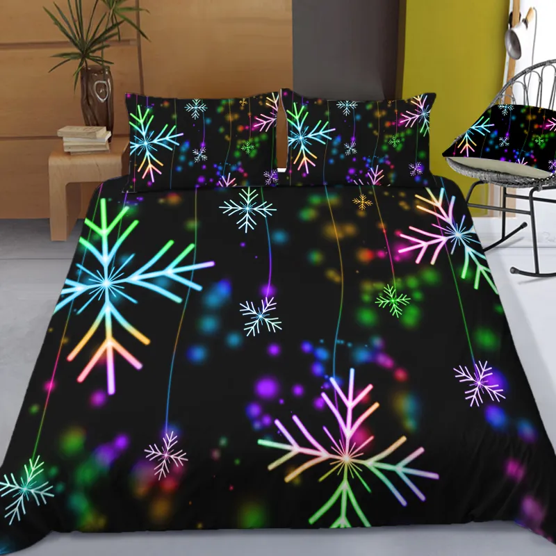 Erosebridal Starry Sky Comforter Set King Size Constellation Bedding Set Galaxy Sun