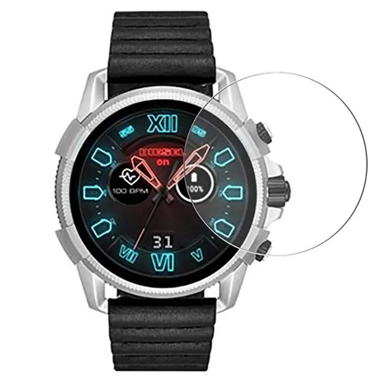 Premium Tempered Glass Screen Protector For Smart Watch, Full