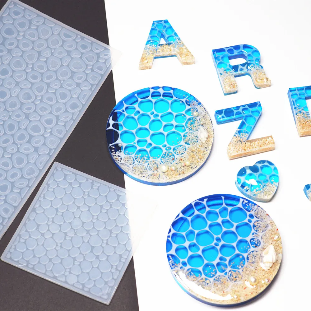 Snasan siliconen mal watergolf oceaanstijl hars siliconen vorm sieraden maken gereedschap UV epoxy hars mallen