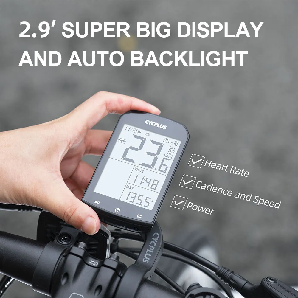 CYCPLUS M1 GPS Bike Computer Bluetooth ANT+ Cycling