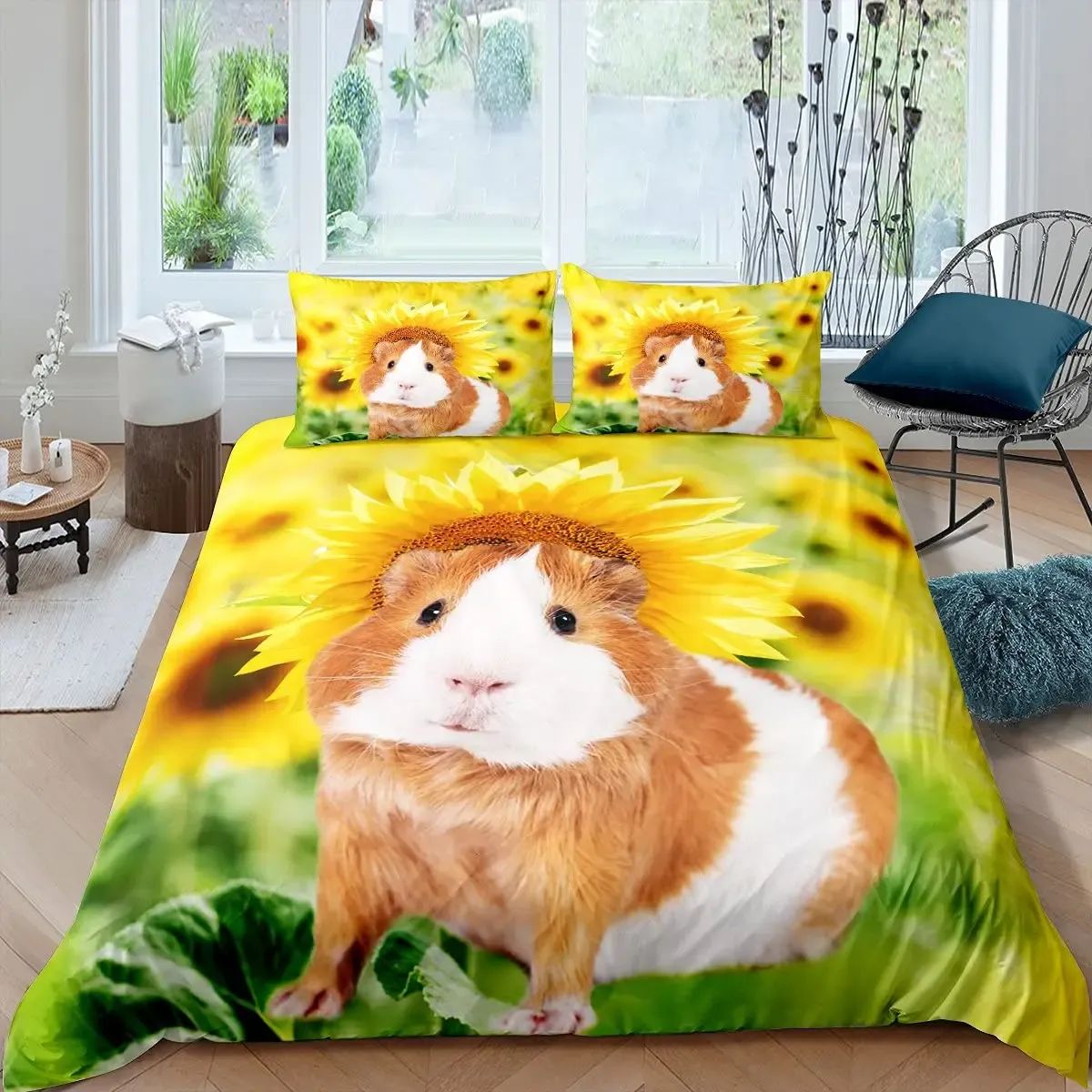 Save Big on Bulk Hamster Fleece Bedding 3D Hamster Guinea Pig Duvet Cover  Set King/Queen Size Cozy Adorable Bedding For Kids, Teens, Adults