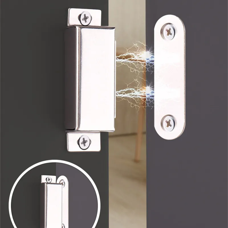 Kkfing magnetische kastdeur vangt magneetmeubels deur stop verborgen deur dichter met schroef voor meubelhardware passen