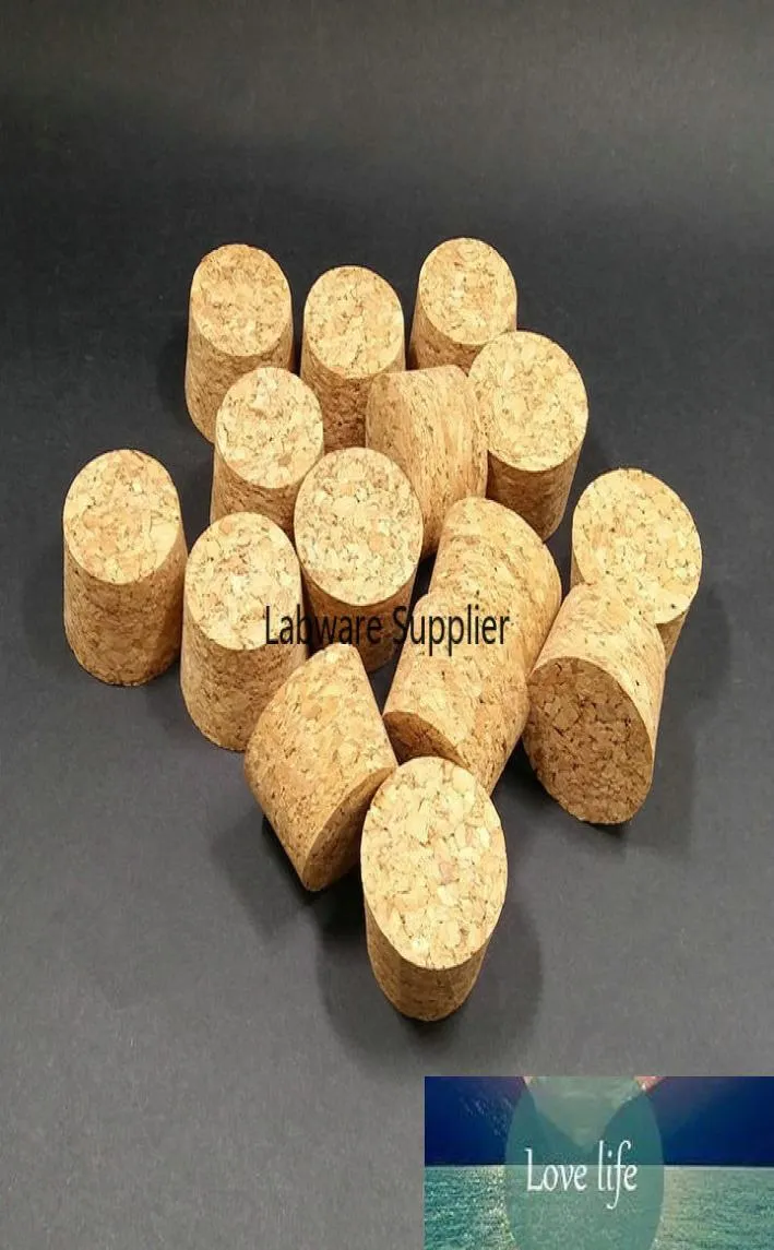 24 PCSLOT TEST TUT TÜMÜ ŞİŞLERİ İÇİN AHŞAP CORK TROPER Üst Çap 25mm Yükseklik 20mm1752437