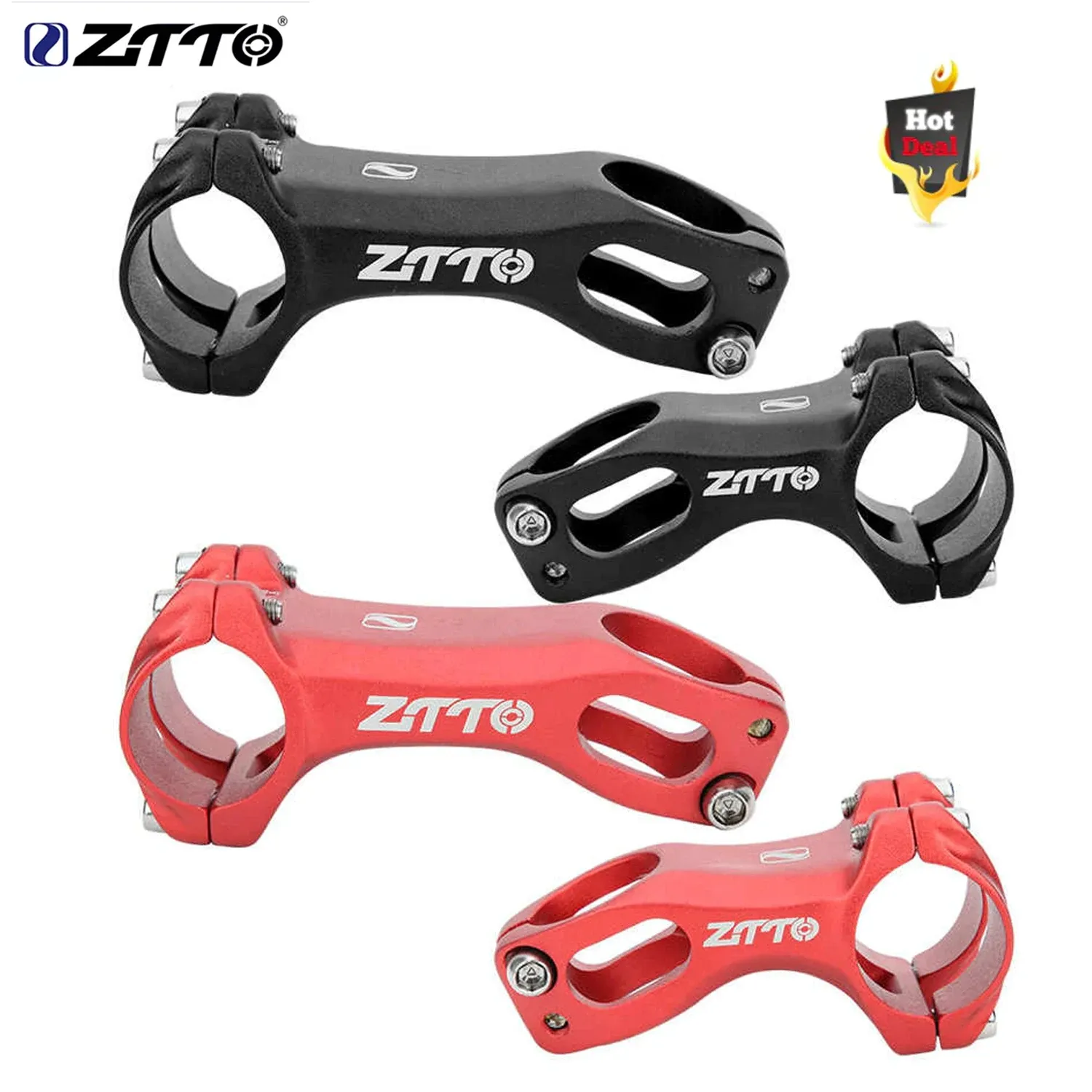 ZTTO MTB Bike Handlebar Stem XC Air-Operated Negative Angle Stem 31.8x60/80mmUltralight Cycling Bike Stem Bicycle Cycling Parts