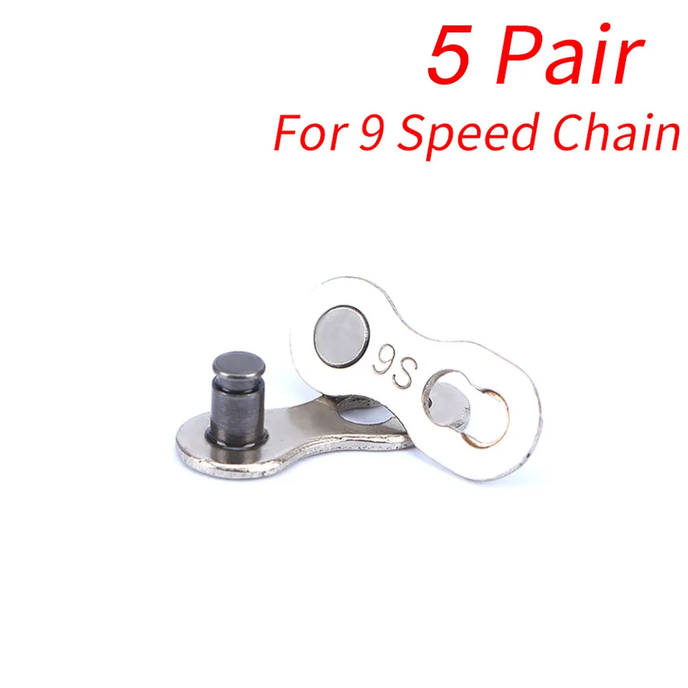 Missing Link 5-Pack Bike Chain Master Links Quick Connect For