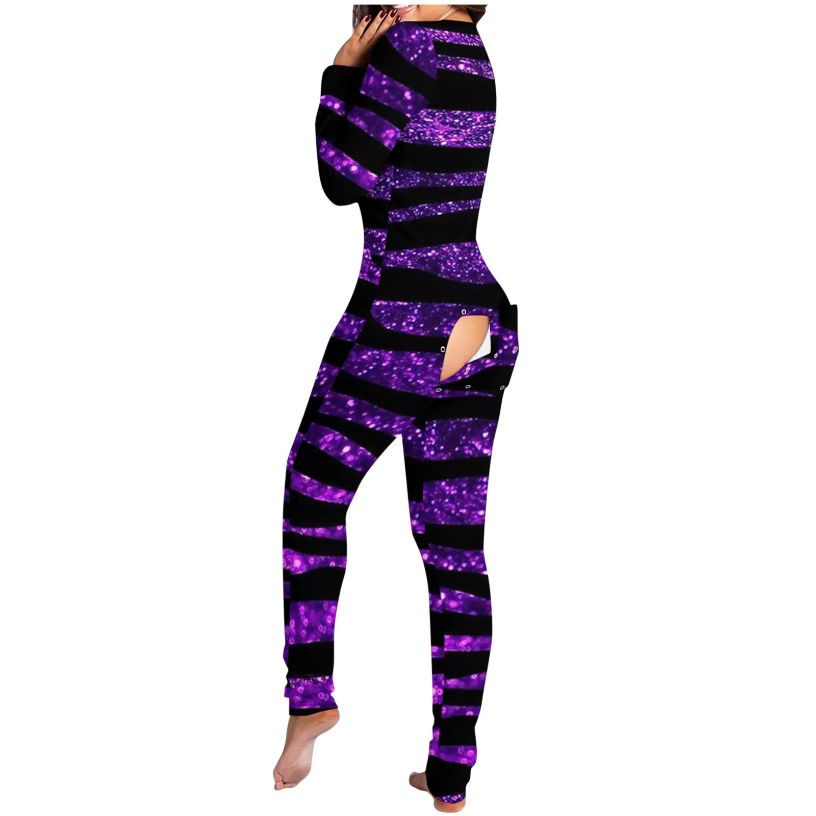 Functional flap pajamas shop