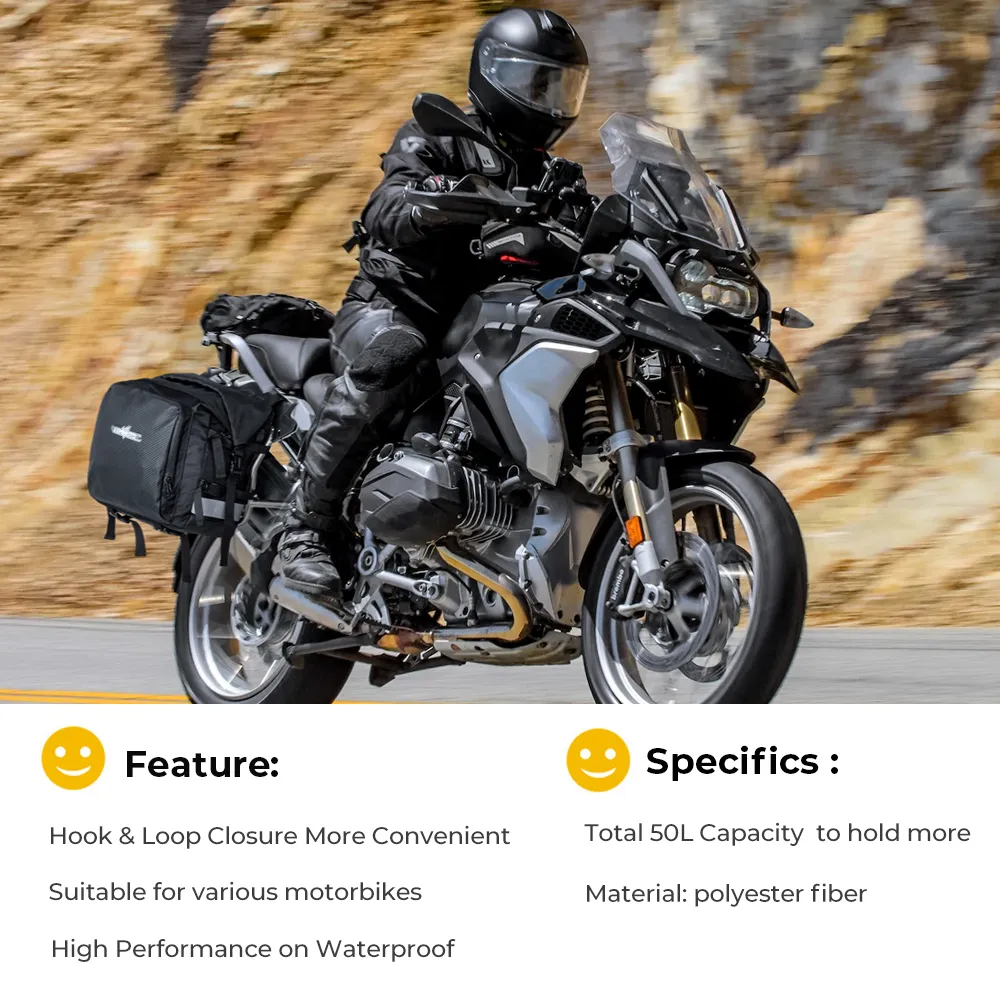 DHgate.com:BMW Motorcycle 25L Side Bag for R1200GS R1250GS