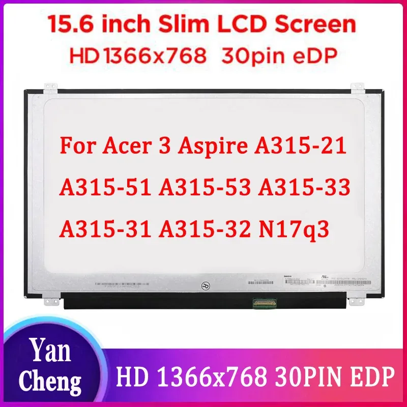 ACER 3のオリジナルFHDラップトップマトリックス3アピアA31521 A31551 A31553 A31533 A31531 A31532 N17Q3 LCDスクリーン30ピンパネルNEW