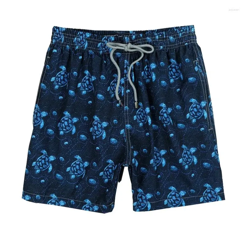Shorts masculinos 2024 roupas de banho masculino de alta qualidade maiô de tartaruga de maiôs bermuda praia para homens nadando troncos