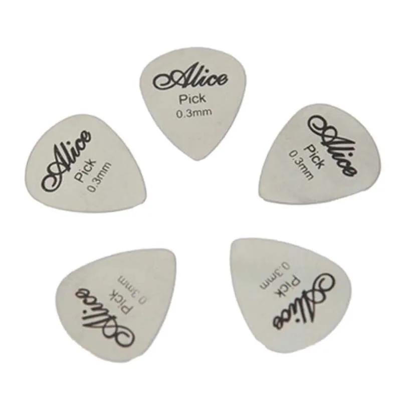 Professional Durable Metal guitar with pick - Set of 5/10