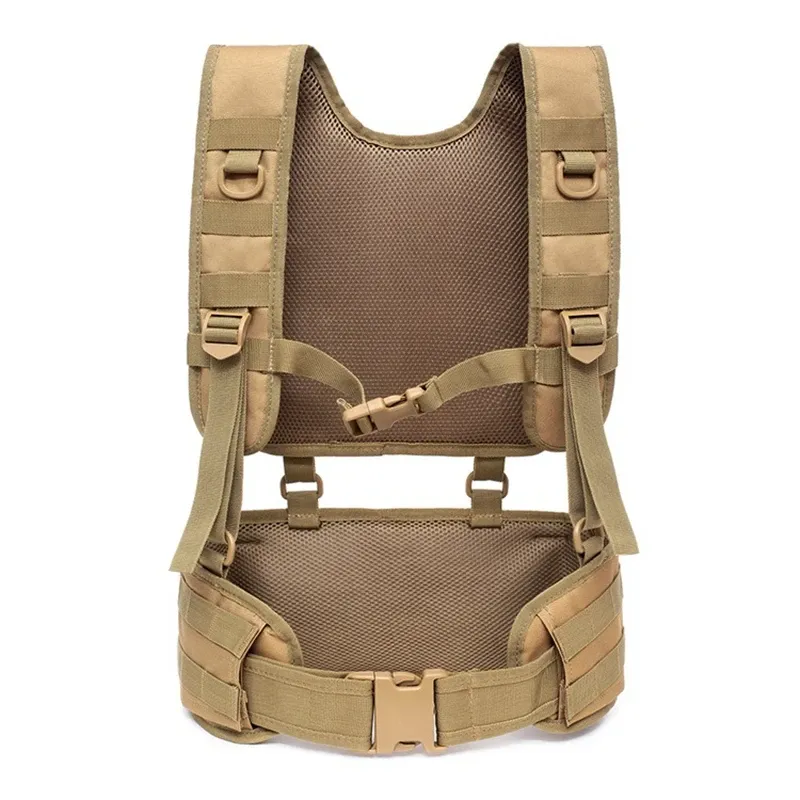 Military Tactical Weste Molle Chest Rig Airsoft Taillengürtel abnehmbarer Dienst Belt Armee Paintballausrüstung Outdoor Jagdweste