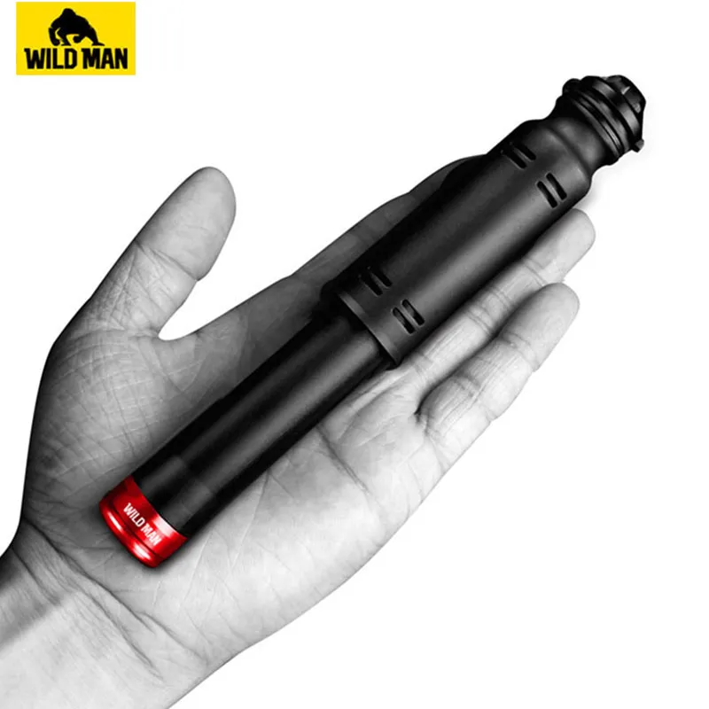 Wild Man Portable Mini Bike Pump MTB High Pressure Plastic Bicycle Hand Pump Cykeltillbehör Pompe Velo 110 PSI