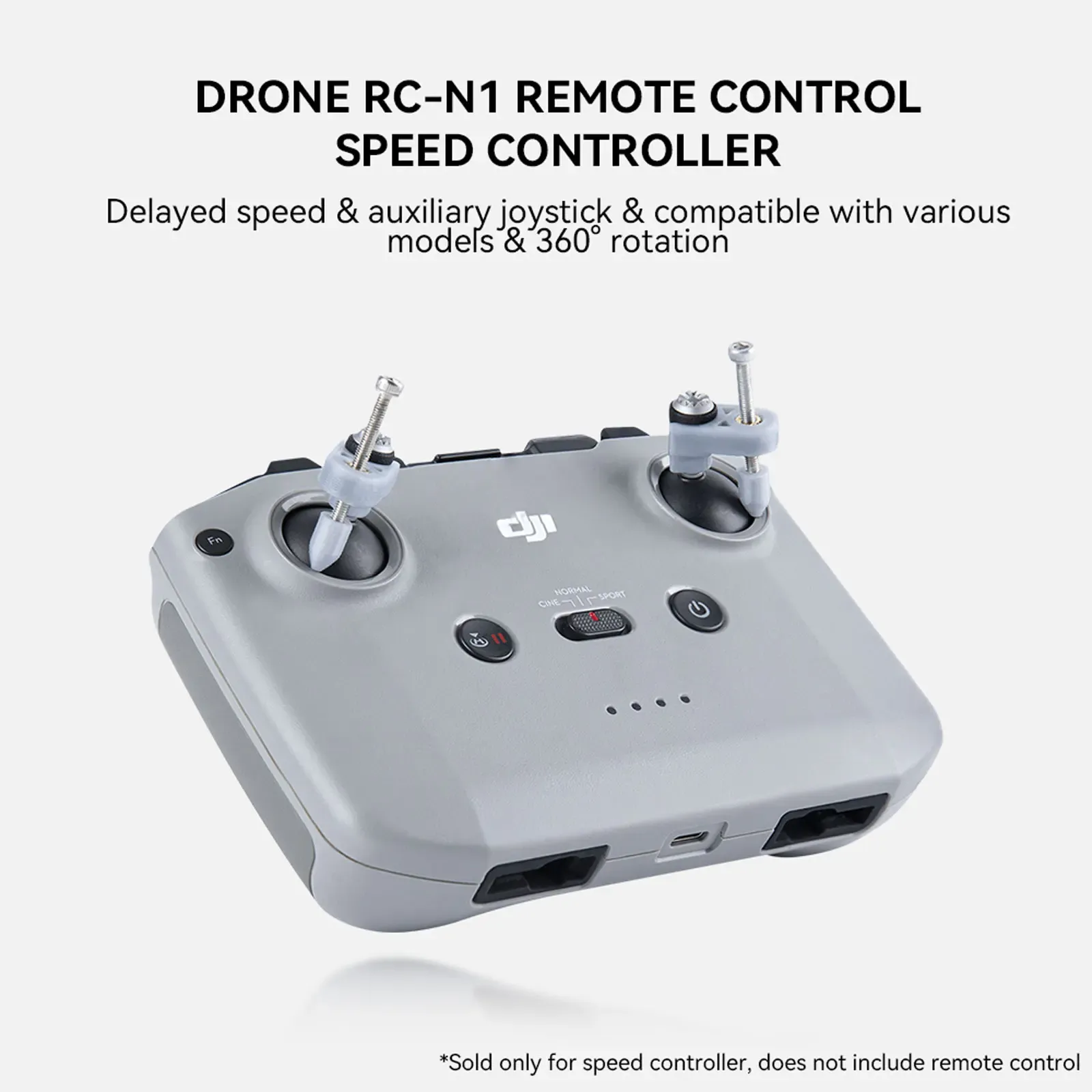 Drones drone rcn1 afstandsbediening snelheidscontroller voor dji mini 3 pro/mini 2/air 2s mavic/air 2/mavic 3 drone accessoires universeel