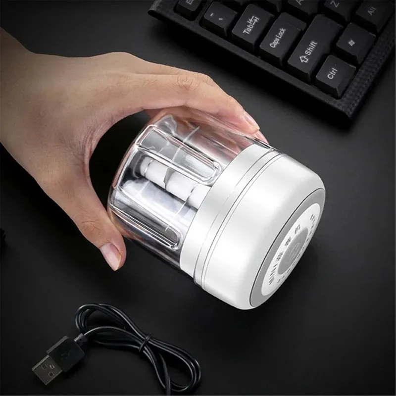 100/250 ml mini elektrische knoflook Masher stevige duurzame mini crusher Chopper USB opladen Smart elektrische groente helikopter keuken