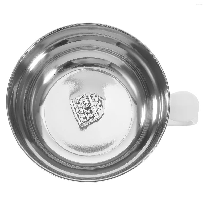 Skålar ramen skål med handtag snabb nudel kopp lock metall behållare daglig användning lunch äta