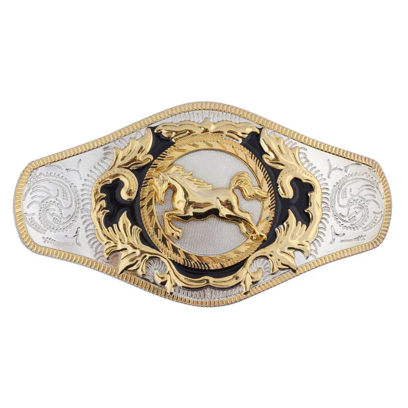 Super Big Belt Belt Burchle Cabeça Golden Horse Cow Cintura DIY DIY MADO COMPONENTES LIME