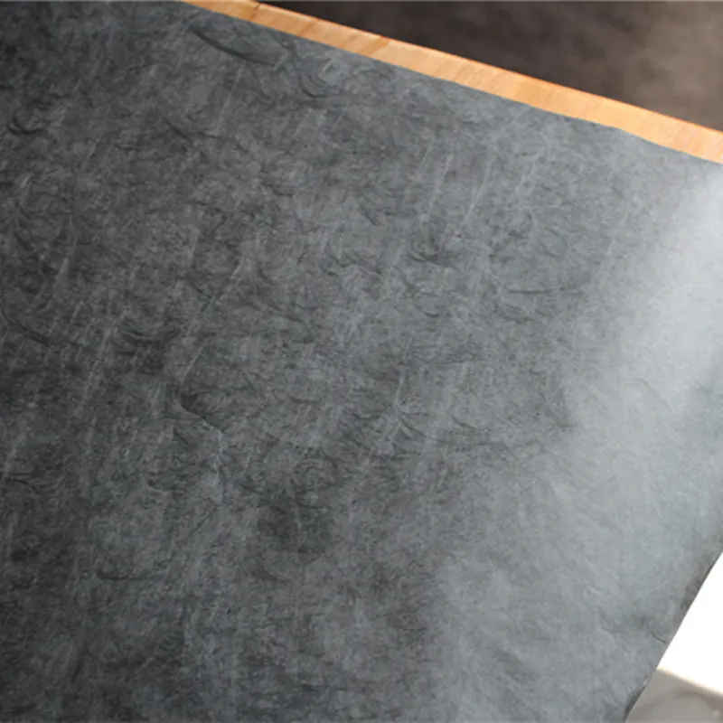Tyvek nero rigido che lava la carta per la lacerazione di carta resistente a borse fai -da -da -te portafoglio cappotto artigianato tessuto designer di abiti da design