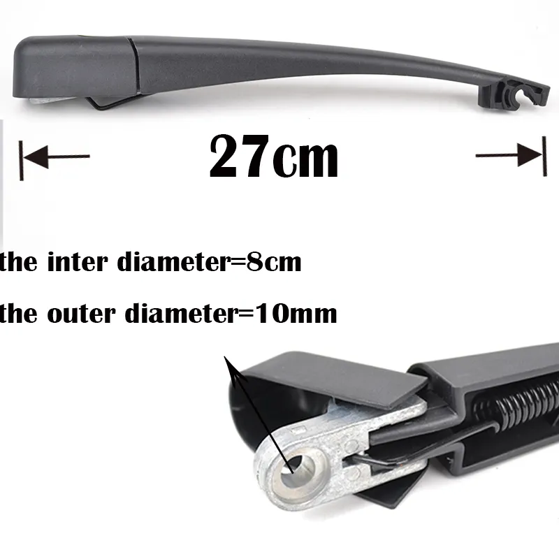Kit Braccio E Spazzola Tergicristallo Posteriore Per Ford Focus MK2 (2004-2013) - Ricambio Completo
