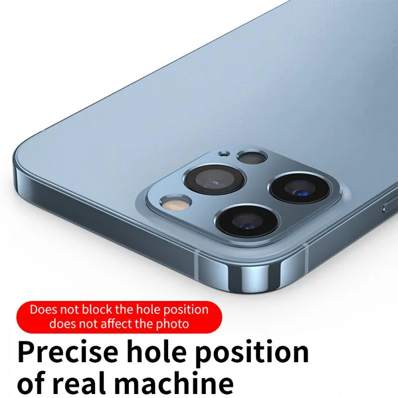 Für iPhone 13 Aluminiumlegierung Kamera -Objektivabdeckung Glas für iPhone 13Pro 12 11 Max Mini Hülle zurück Len Protektor für iPhone