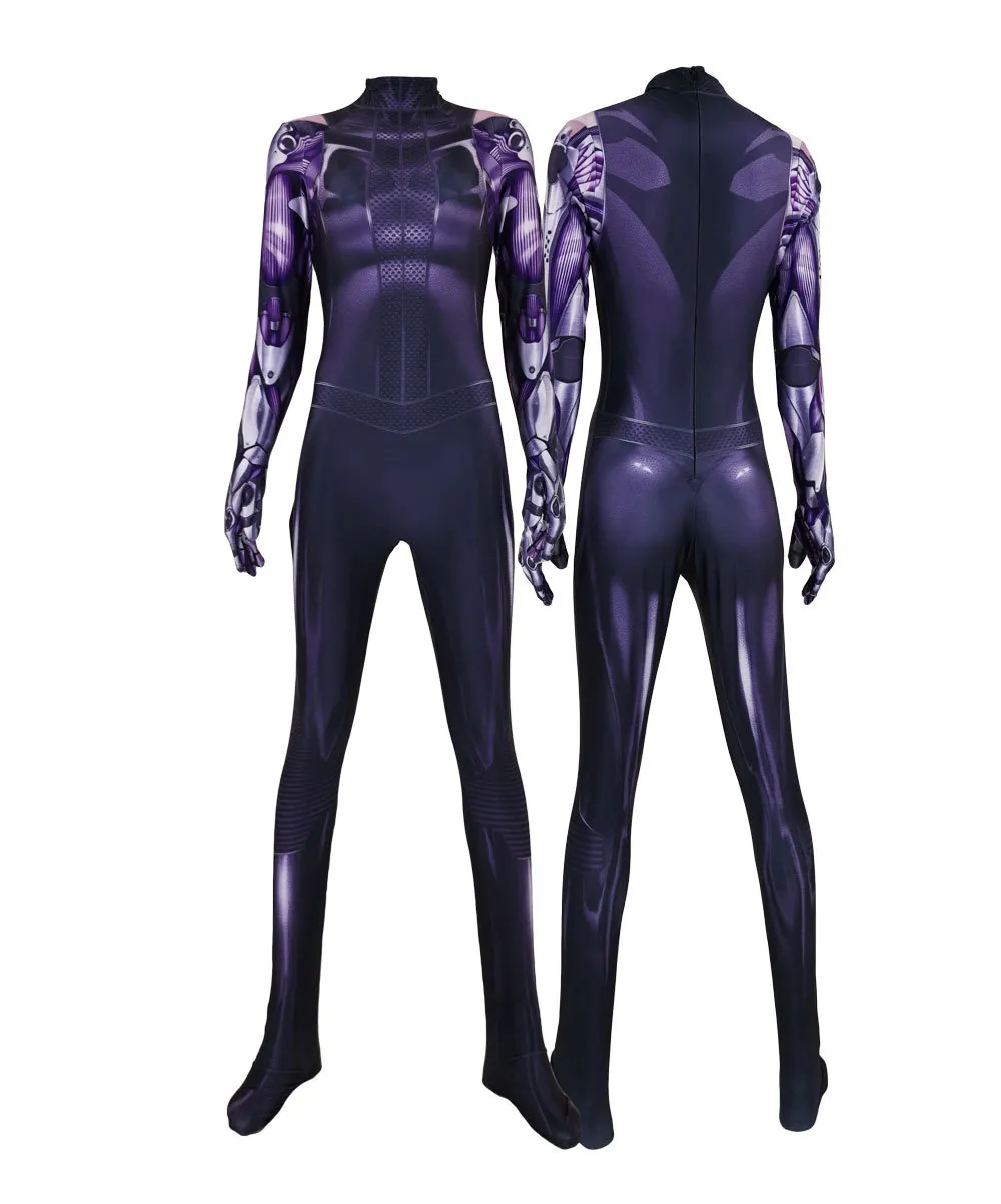 Alita Battle Angel Zentai Suit Alita Cosplay Costume Entgle Girls Superied Halloween Bodysuit Adults Bemsuit