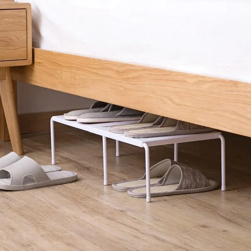 ABS Extensible Shoe Rack Storage 선반 선반 신발 주최자 싱크대 스토리지 랙 캐비닛 주최자 가정 하부의 홀더