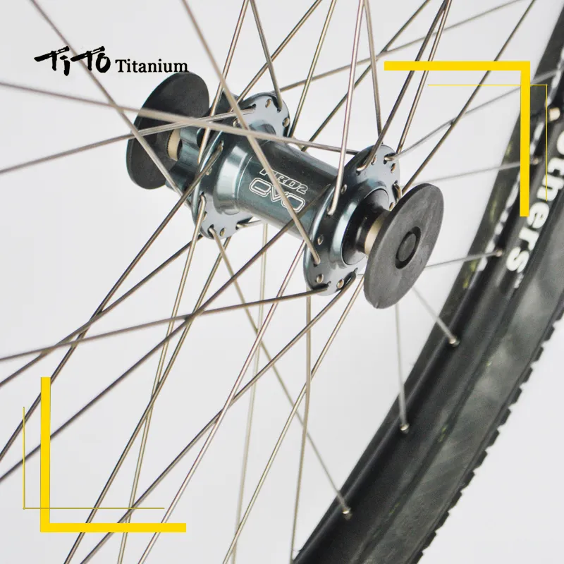 Rapchi in lega di titanio Tito per mountain bike/road bici da bici da bicchetta a gomito o lunghezza personalizzabile dritta 28/32/36/44