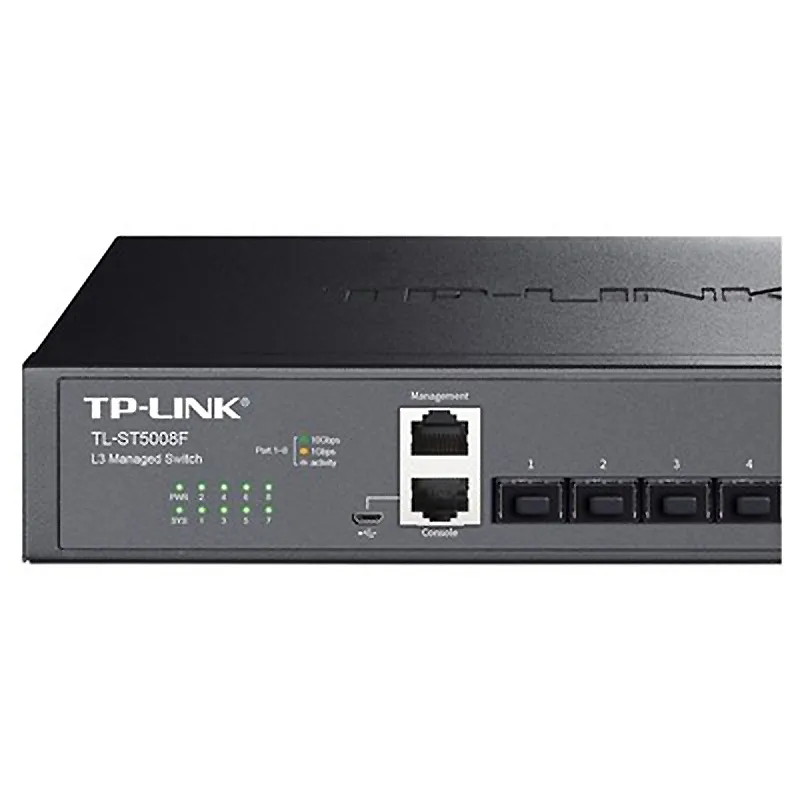 Tp-link 10 Gigabit Ethernet Switch 8-Port 10Gbps Fiber Optic