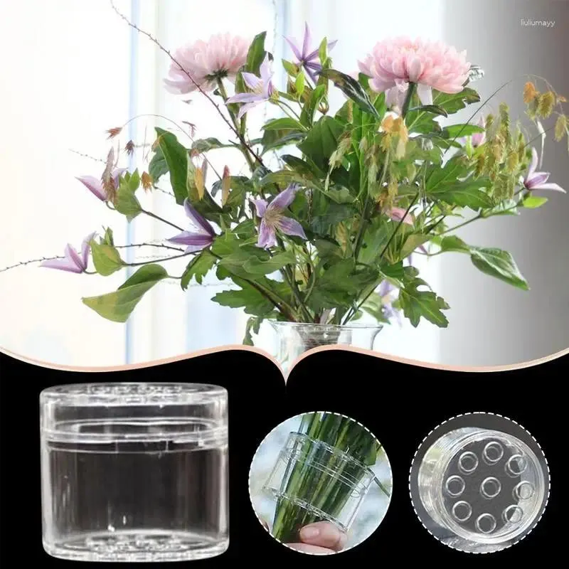 Vases Spiral Ikebana Stem Holder Waterproof Sturdy Flower Support Clear Stand