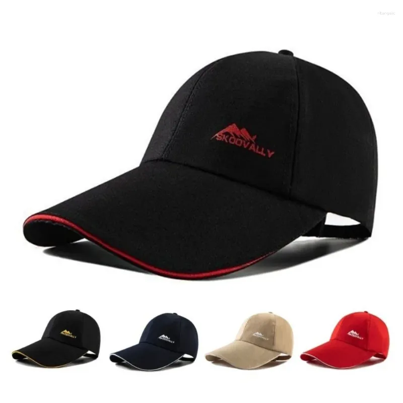 Ball Caps Anti-Sun Baseball Cap Trendy verstelbare papa hoeden anti-UV borduurwerkvrachtwagens vier seizoenen