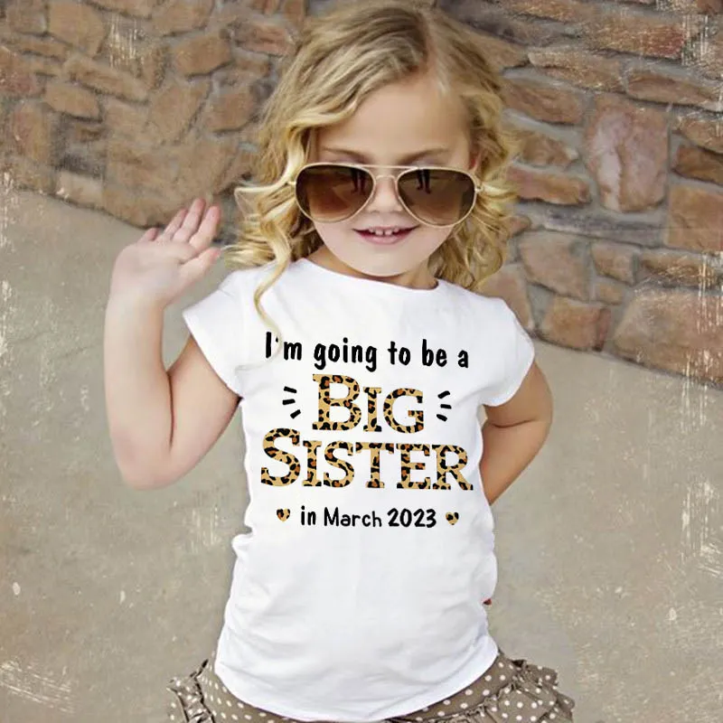 Big And Little Sister Outfits Im Going To Be A Big Sister T Shirt