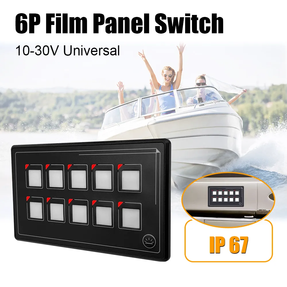 1106 Button 60A 12V 24V 10 Button Touch Switch Panel Bluetooth... From Ddmydec ...