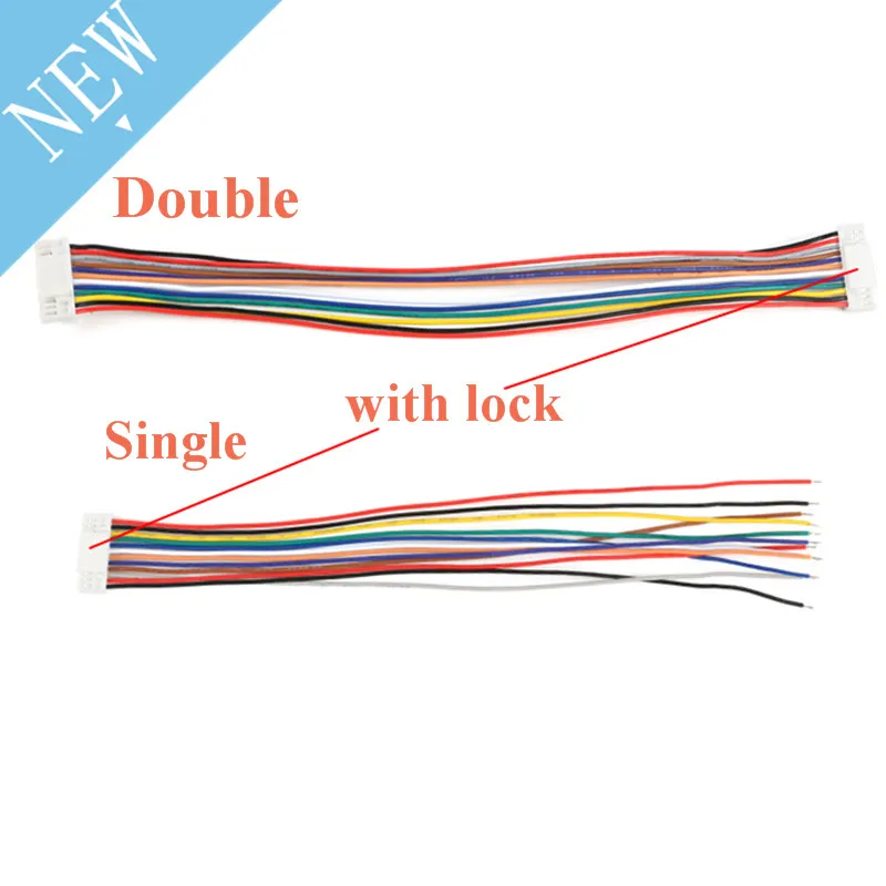 Cable JST-GH1.25 Doble Conector De 12 Pines