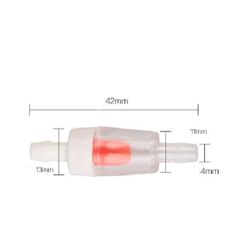 6st Aquarium Air Pump Check Valve Fish Tank One Way Non-Return Check Valve Aquarium CO2 System Air Pump