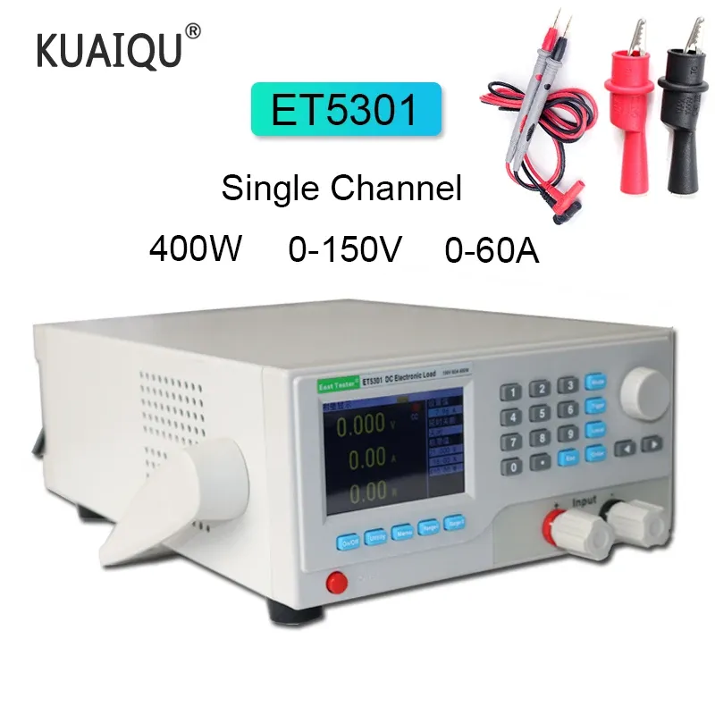 Programlanabilir DC Elektronik Yük ET5301 Pil Kapasite Test Cihazı DC Yük Elektronik Güç 400W 150V 60A 500V 30A Deşarj Ölçer