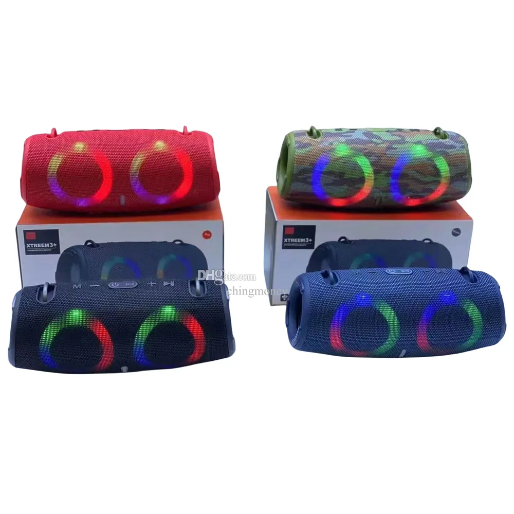 Portable Bluetooth Speaker Wireless, Waterproof, RGB Light, Bass Boost,  Outdoor Stereo, Bluetooth High Quality Audio