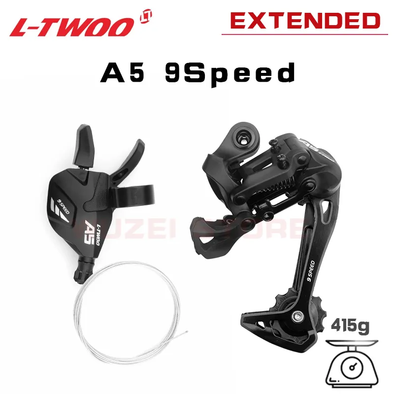 LTWOO 9-Speed A5 Trigger Shift 9S Achter Derailleur Cassette KMC X9 Chain Sunshine 9V 28/32/42/46/50/52T voor Shimano Bike Groupset