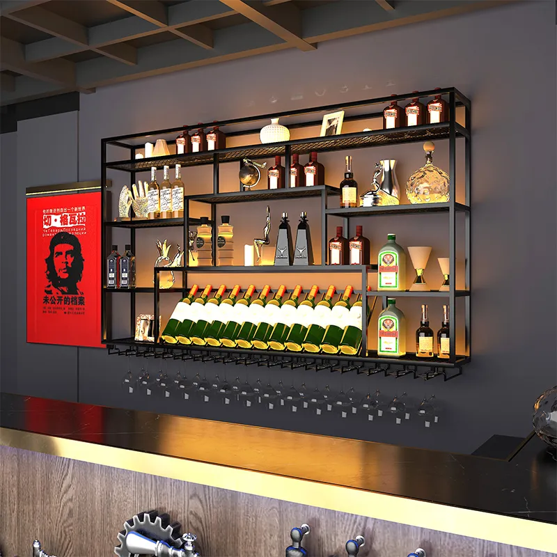 Keukenontwerper Bar Kast Wijnglas Storingskast Kastkastje Koffie Koffie Luxe Vitrina Licores Home Furnes