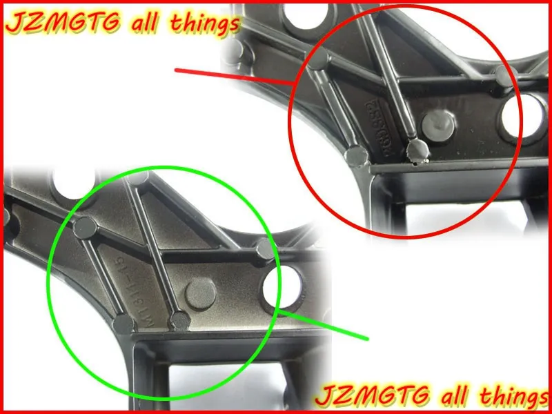 ❷ 2-PackZX10R Headlight Fairing Bracket Head Cowling Stay For