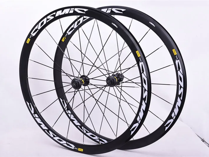 Superlight 700 C Road Bike Brake 40 mm COSMIC ELITE WHEELS BMXバイクギアホイールセットShi Mano Compaglono Sram Discに互換性