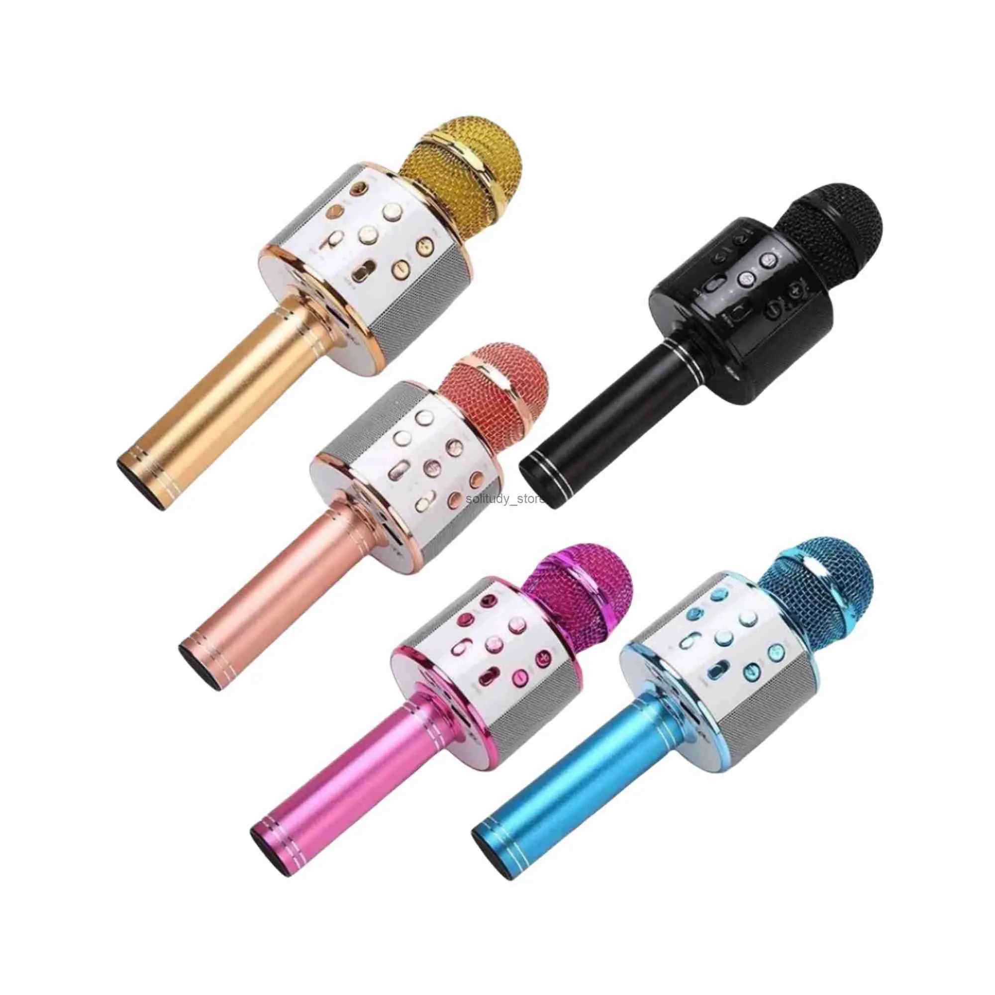 Microphones Wireless karaoke microphone Bluetooth can be charged through speakers portable connected to multiple devices used for home gatherinQ