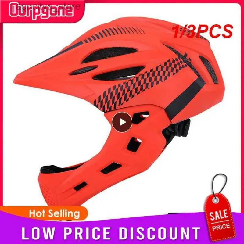 Езда на велосипедные шлемы 1/3pcs ectric scooter шлем для детей MTB Road Bike Helme Kid