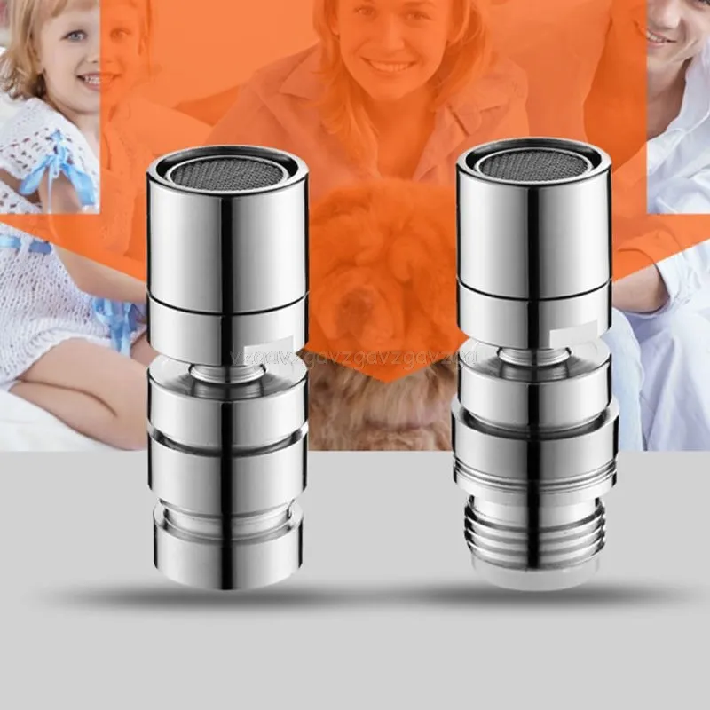 Mässingsvattenbesparande kran Faucet Aerator Sprayer Attachment med 360-graders svivel JY05 19 Dropship